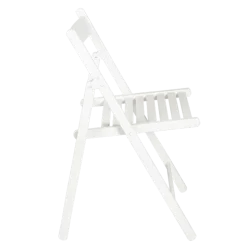 Chaise Minorca blanche pliante