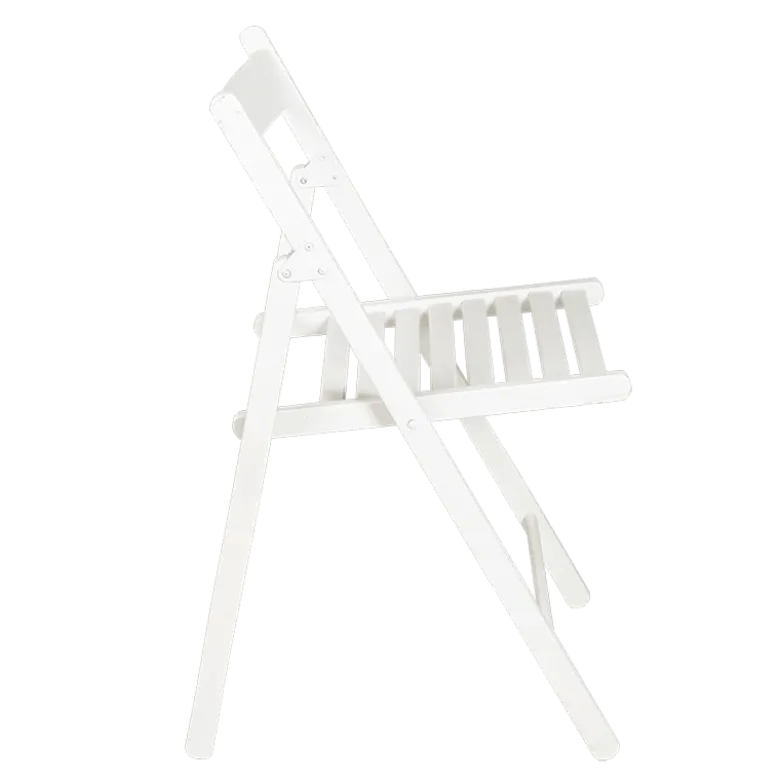 Chaise Minorca blanche pliante