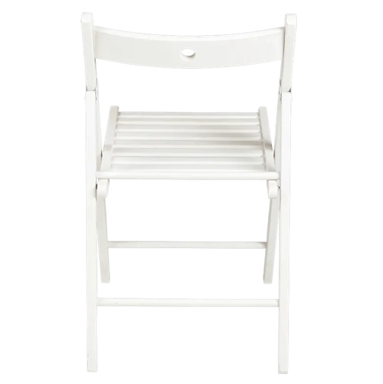 Chaise Minorca blanche pliante