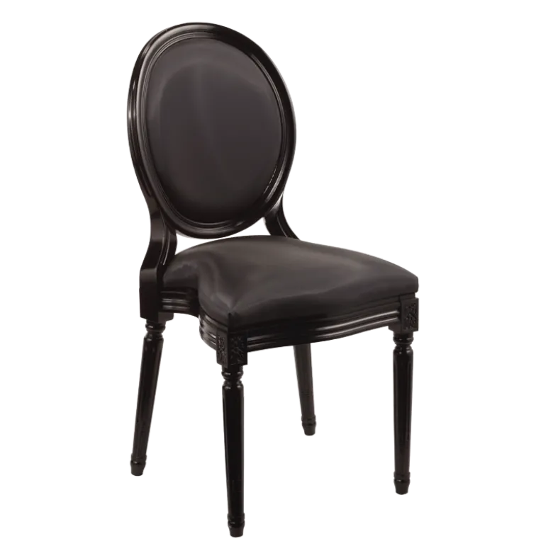 Chaise Montaigne black and black