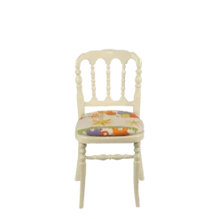 Chaise Napoléon III blanche enfant