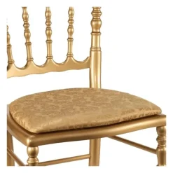 Chaise Napoléon III dorée fixe Gala or