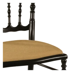 Chaise Napoléon III noire fixe Dubaï
