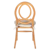 Chaise Sphinx avec coussin crème