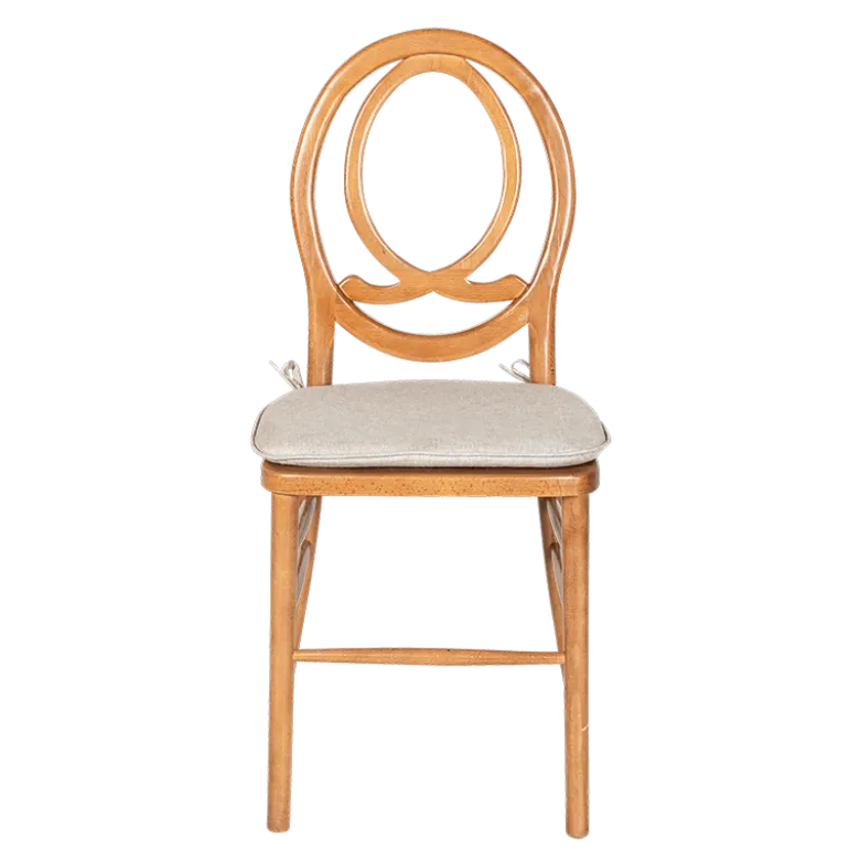 Chaise Sphinx avec coussin crème