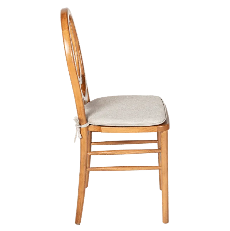 Chaise Sphinx avec coussin crème