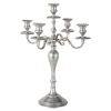 Chandelier mat 5 feux H 52 cm