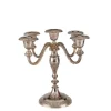 Chandelier Vintage argenté H 25-35 cm
