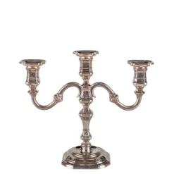 Chandelier Vintage argenté H 25-35 cm