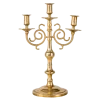 Chandelier Vintage doré H 25-35 cm