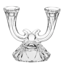 Chandelier Vintage en verre blanc H 12-20 cm