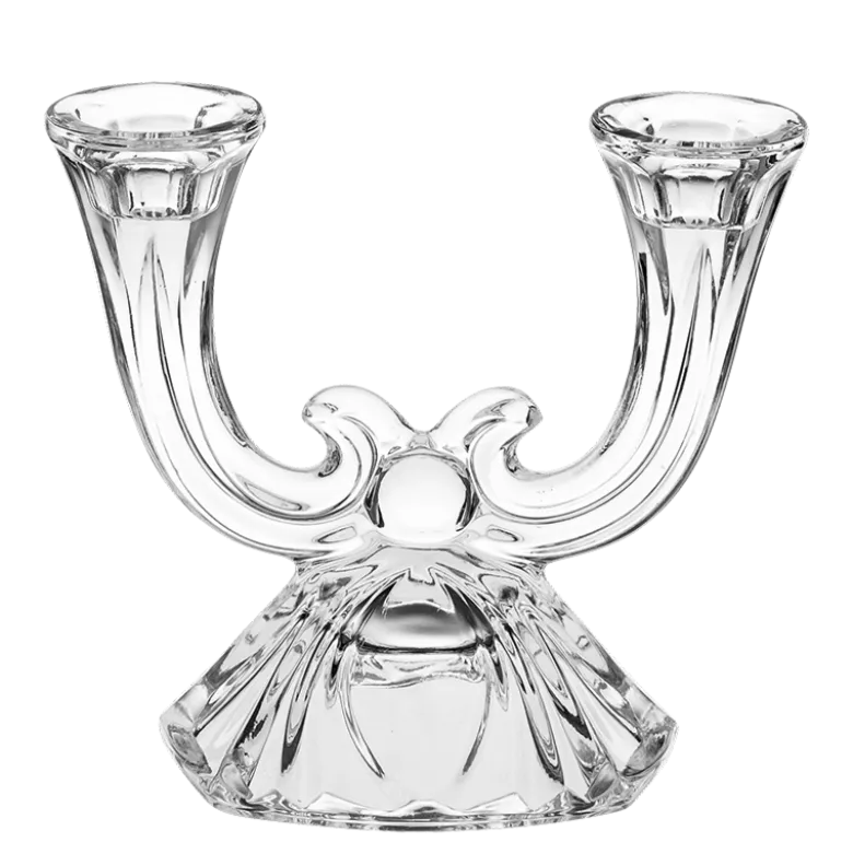 Chandelier Vintage en verre blanc H 12-20 cm