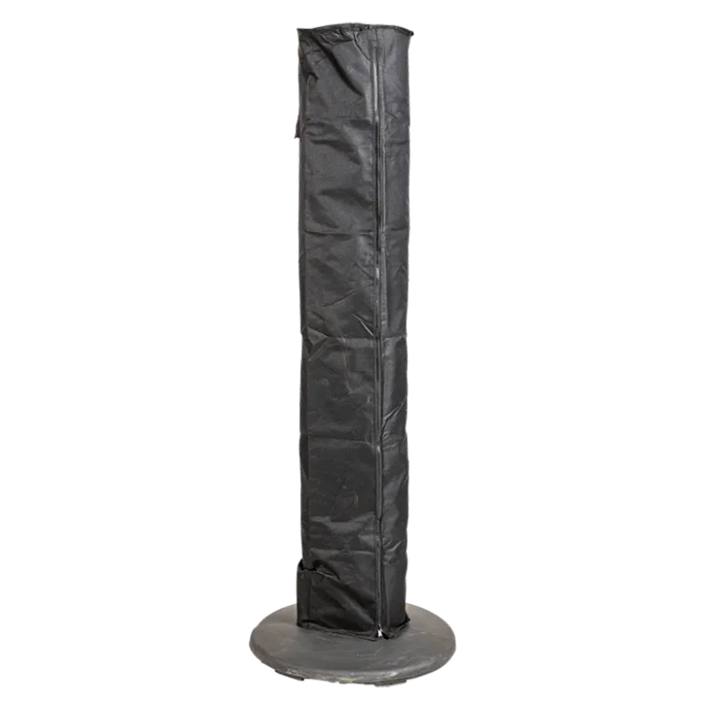 Chauffage de terrasse électrique noir H 152 cm
