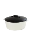 Cocotte black and white Ø 26 cm 340 cl