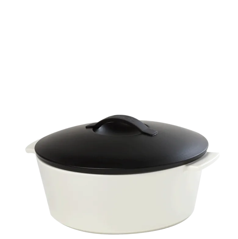 Cocotte black and white Ø 26 cm 340 cl
