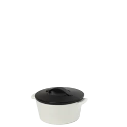 Cocotte black and white Ø 10 cm 20 cl
