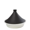 Cocotte Taj black and white Ø 32 cm 300 cl