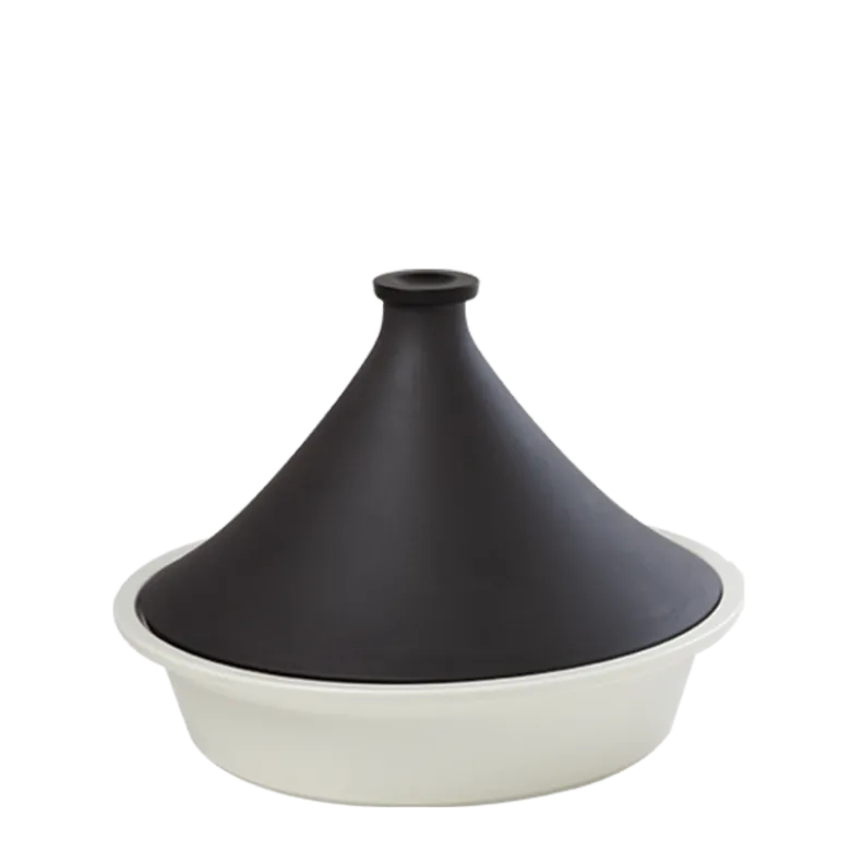 Cocotte Taj black and white Ø 32 cm 300 cl