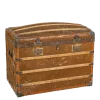 Coffre en bois vintage 80-100 x 45-65 cm H 70-85 cm