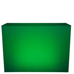 Comptoir lumineux autonome 50 x 150 H 110 cm