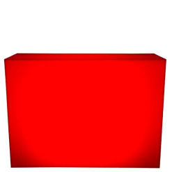 Comptoir lumineux autonome 50 x 150 H 110 cm