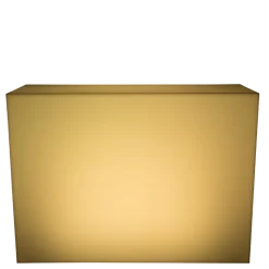 Comptoir lumineux autonome 50 x 150 H 110 cm