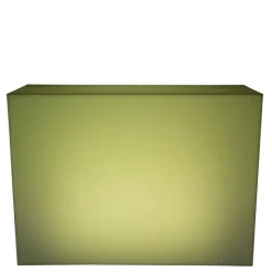 Comptoir lumineux autonome 50 x 150 H 110 cm