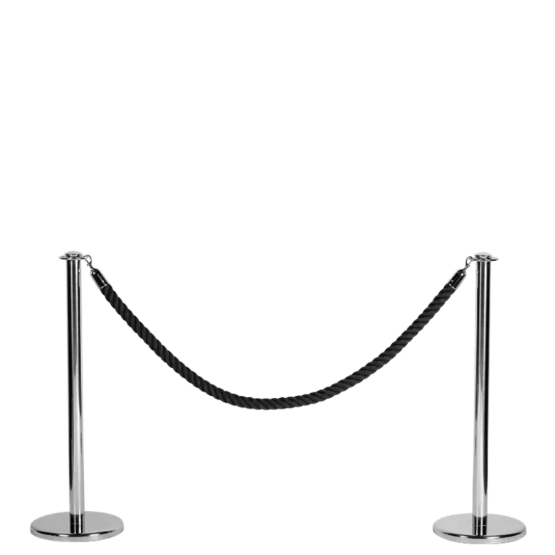 Corde noire L 200 cm