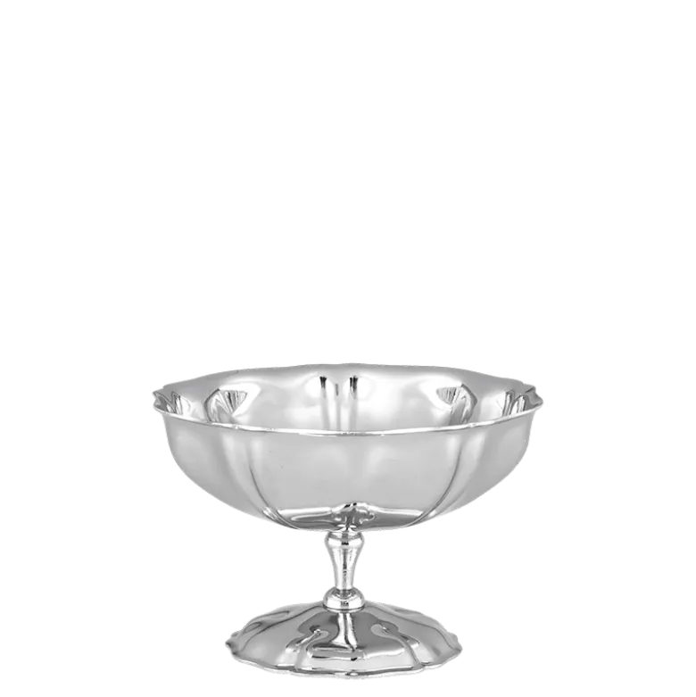 Coupelle sur pied Vintage Inox H 6-10 cm 10 cl