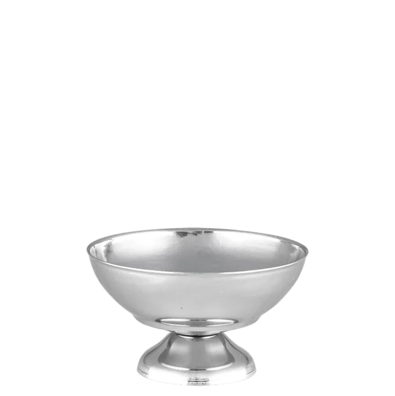 Coupelle sur pied Vintage Inox H 6-10 cm 10 cl