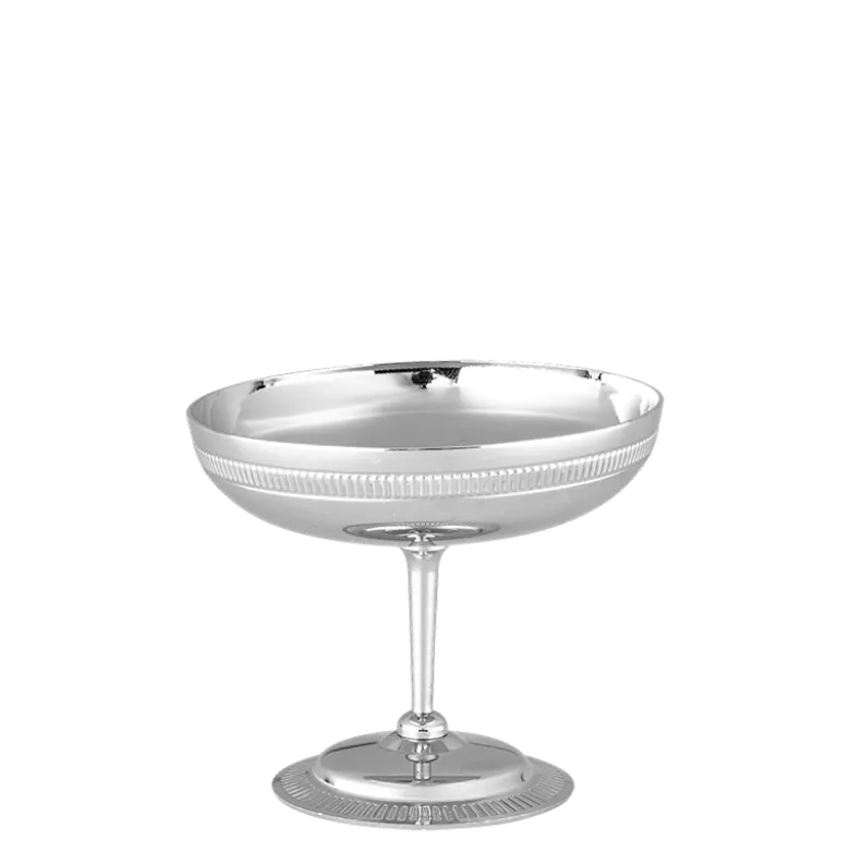Coupelle sur pied Vintage Inox H 6-10 cm 10 cl