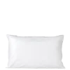 Coussin chintz blanc 40 x 65 cm