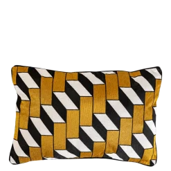Coussin Domino gold 40 x 60 cm