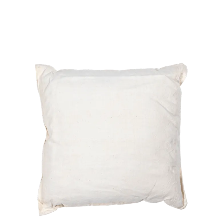 Coussin en toile écrue Vintage 40 x 40cm