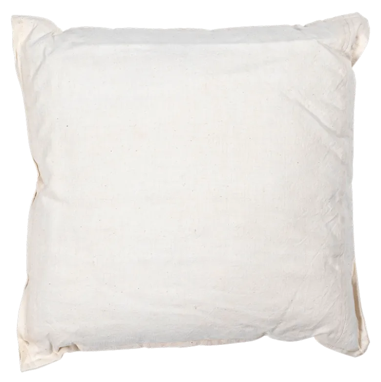 Coussin en toile écrue Vintage 40 x 40cm