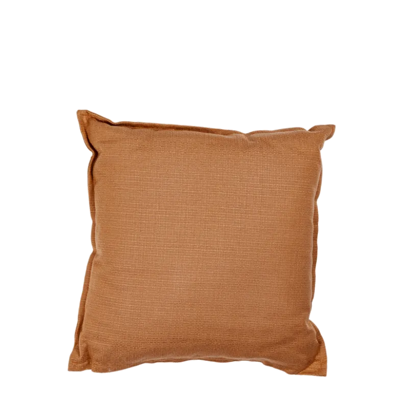 Coussin en toile terracotta Vintage 40 x 40cm