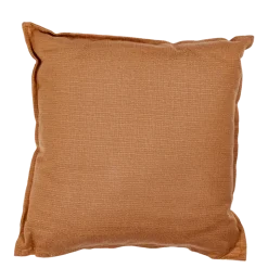 Coussin en toile terracotta Vintage 40 x 40cm