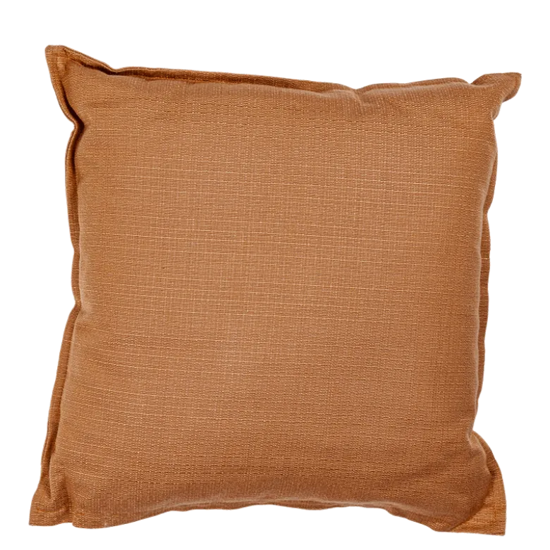 Coussin en toile terracotta Vintage 40 x 40cm