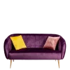 Coussin Juliette velours vieux rose 40 x 40 cm