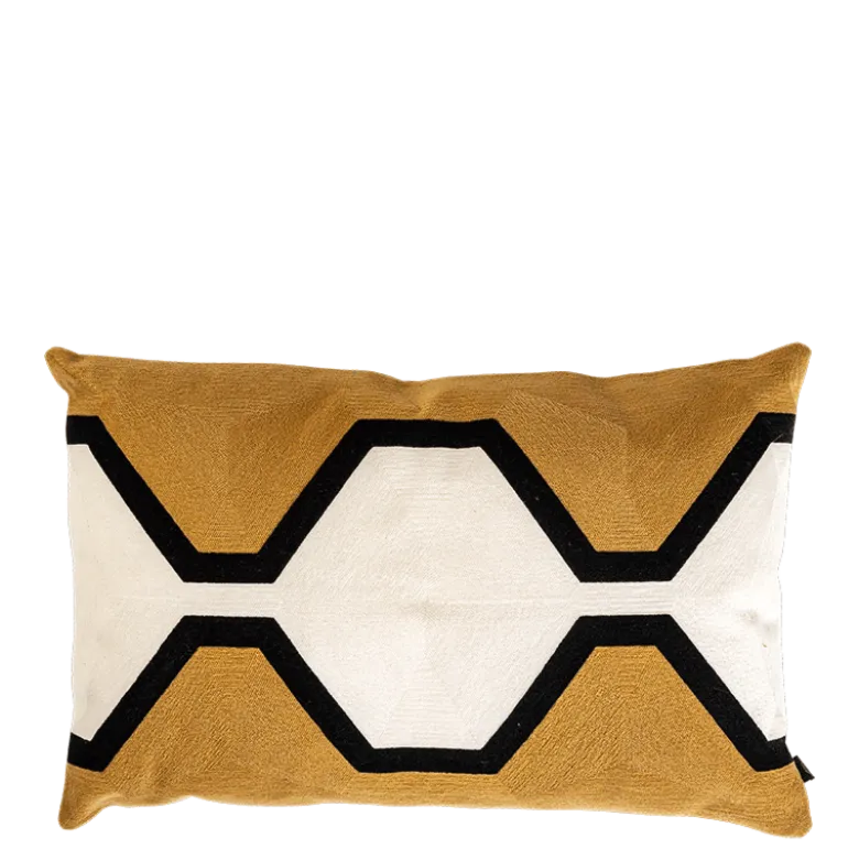 Coussin Pollen velours gold 40 x 60 cm