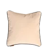 Coussin Velvet velours crème 40 x 40 cm