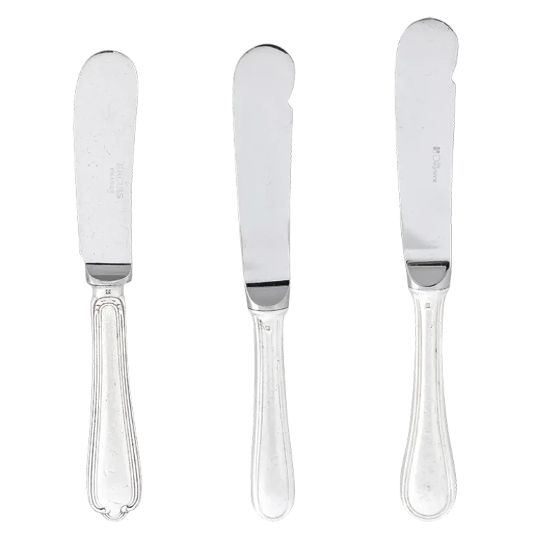Couteau à beurre Vintage argent