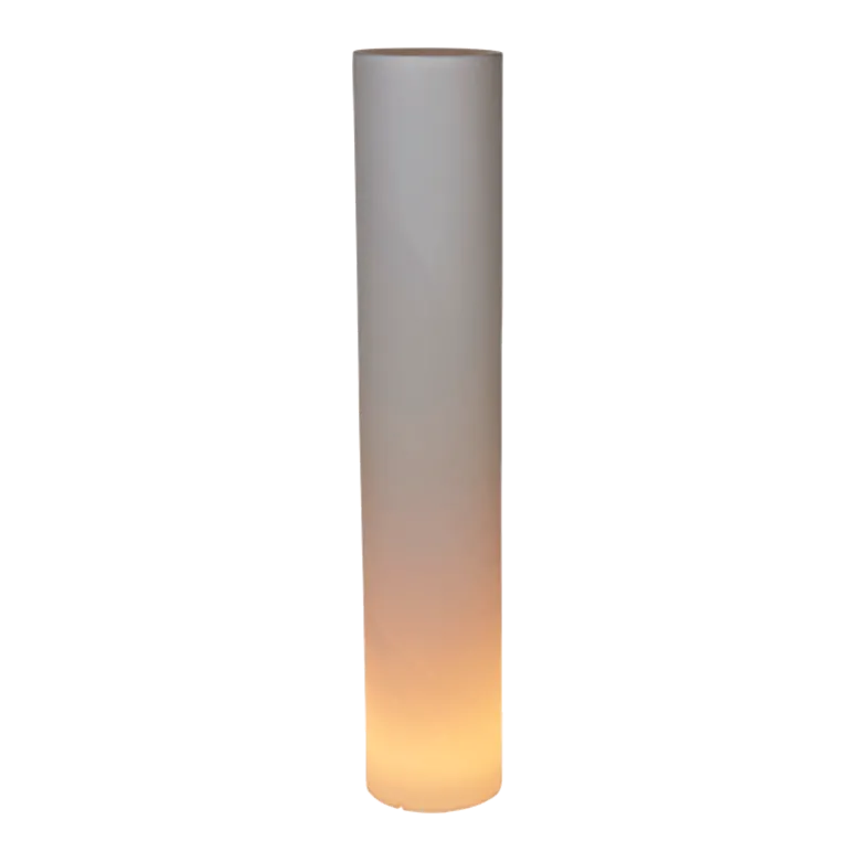 Cylindre lumineux autonome Ø 30 cm H 160 cm