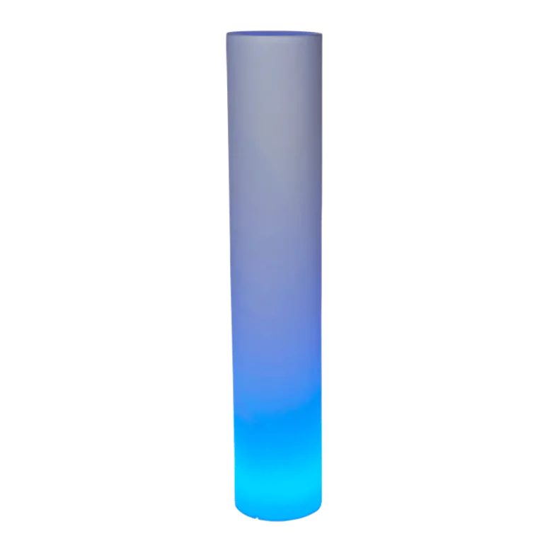 Cylindre lumineux autonome Ø 30 cm H 160 cm