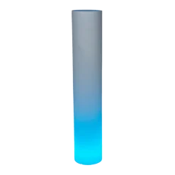 Cylindre lumineux autonome Ø 30 cm H 160 cm