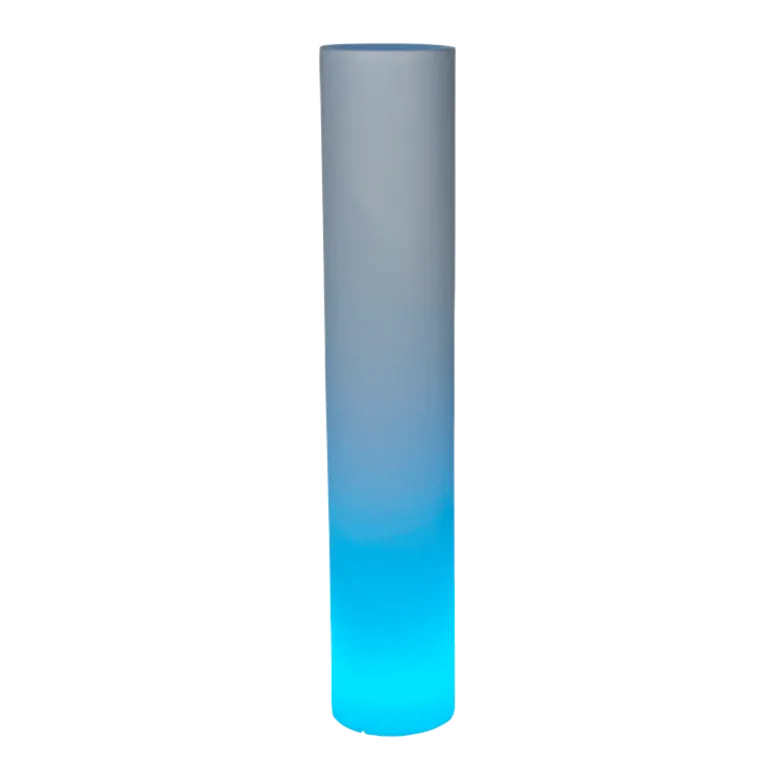 Cylindre lumineux autonome Ø 30 cm H 160 cm