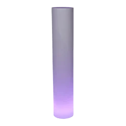 Cylindre lumineux autonome Ø 30 cm H 160 cm