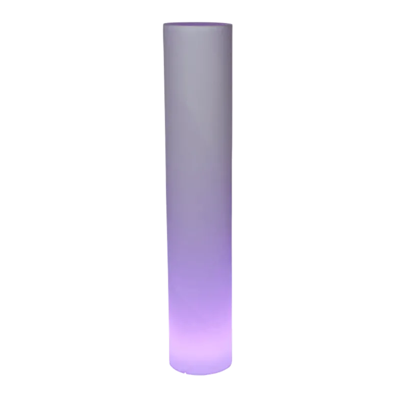 Cylindre lumineux autonome Ø 30 cm H 160 cm