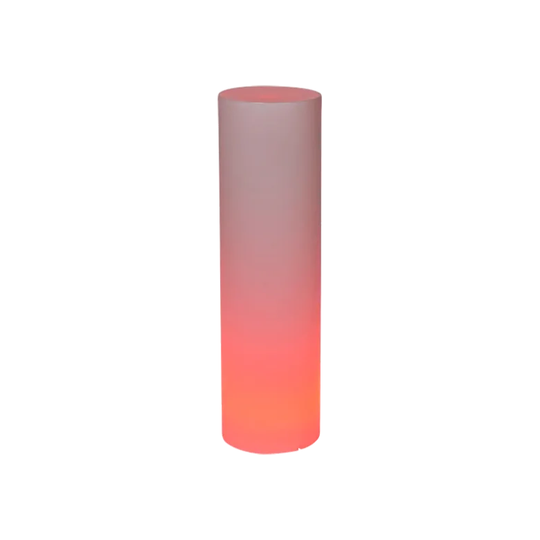 Cylindre lumineux autonome Ø 30 cm H 106 cm