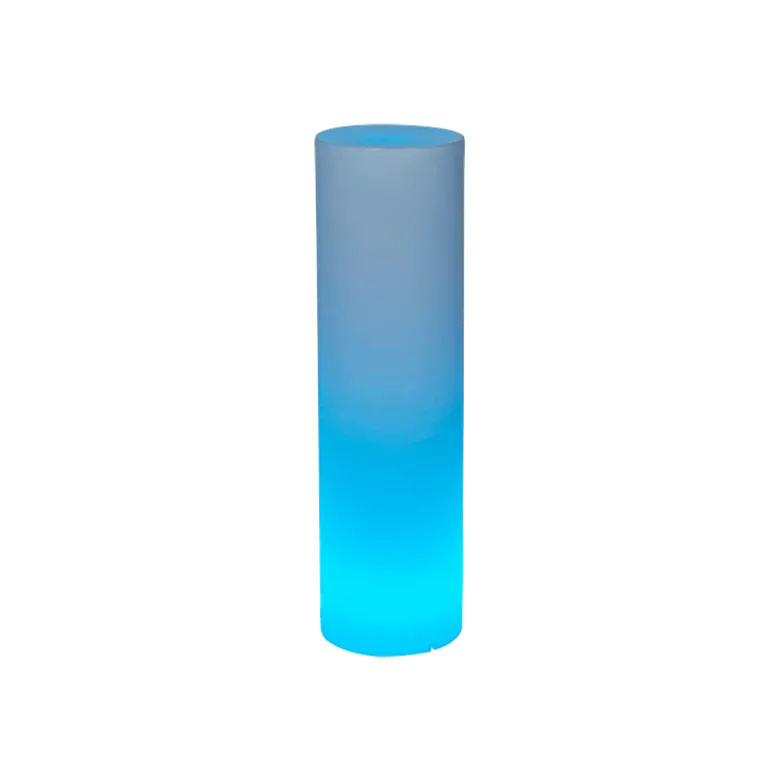 Cylindre lumineux autonome Ø 30 cm H 106 cm